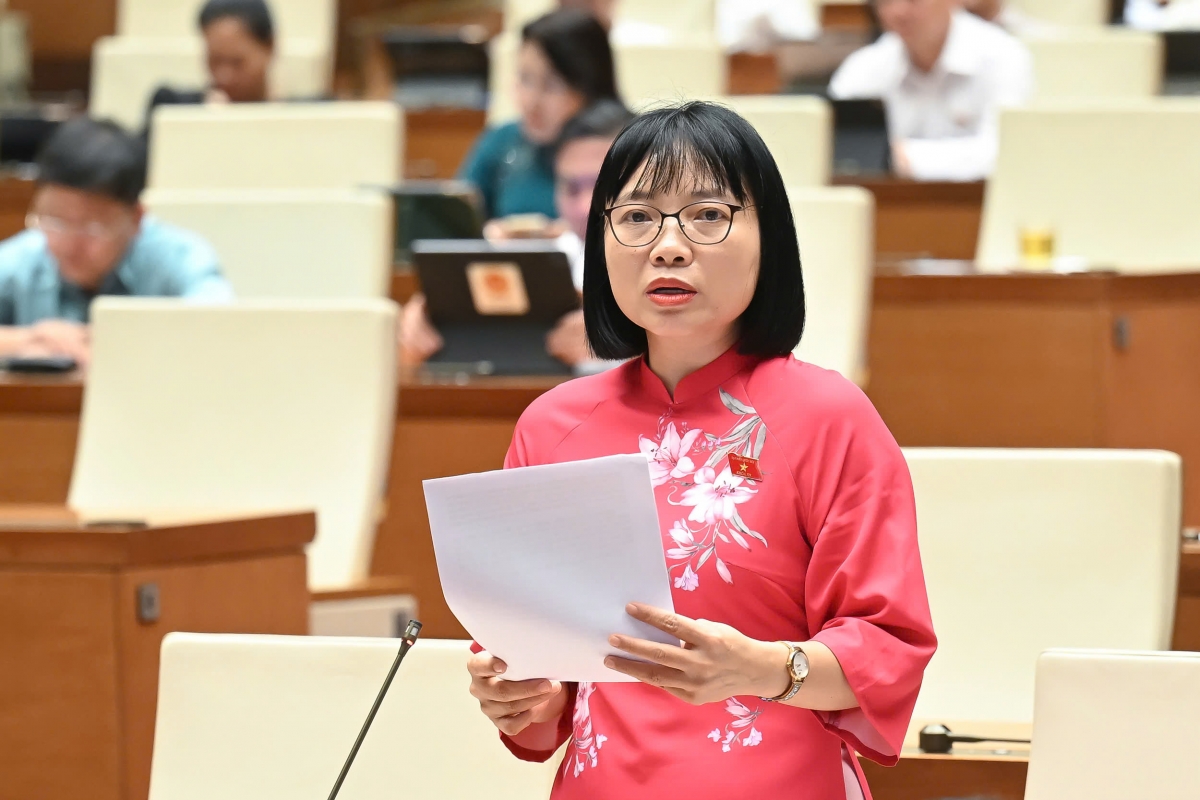 Đại biểu Nguyễn Thị Việt Nga - Đoàn ĐBQH tỉnh Hải Dương. Ảnh: quochoi.vn