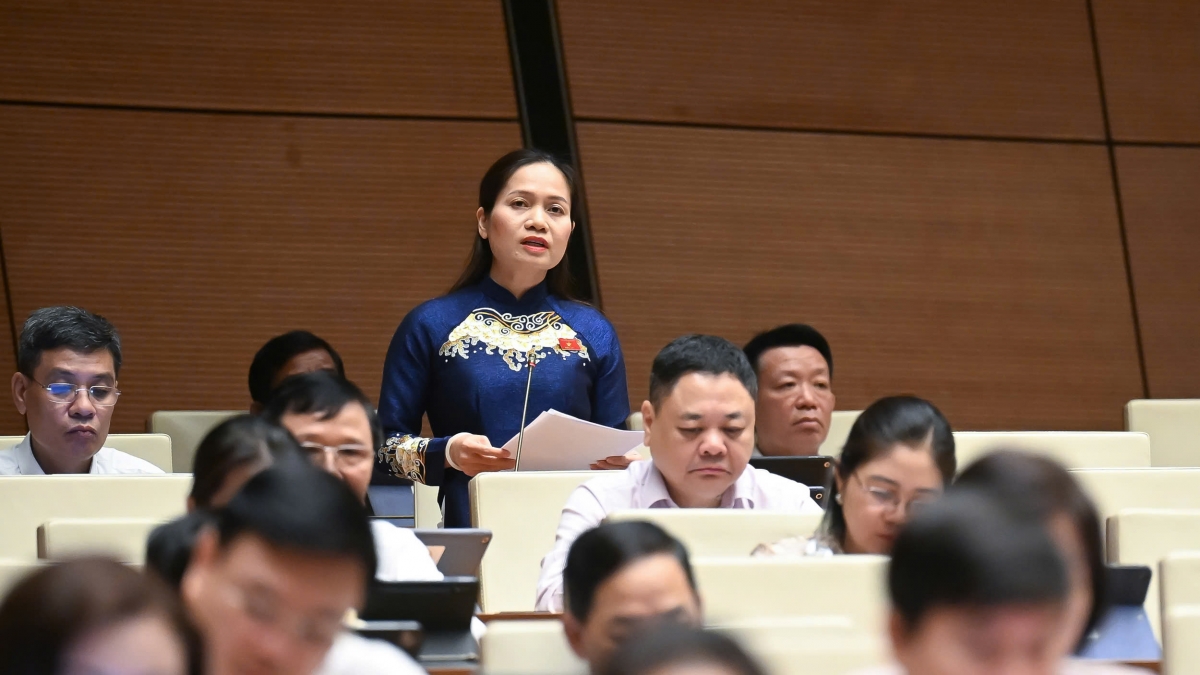 Đại biểu Siu Hương - Đoàn ĐBQH tỉnh Gia Lai. Ảnh: quochoi.vn