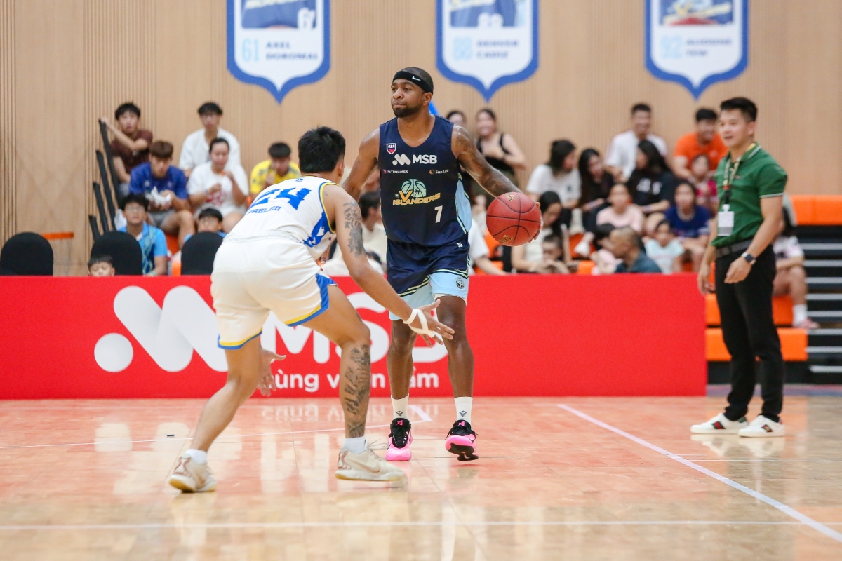 V Islanders vượt qua Ho Chi Minh City Wings nhưng chưa cải thiện vị trí trên BXH (ảnh: VBA)