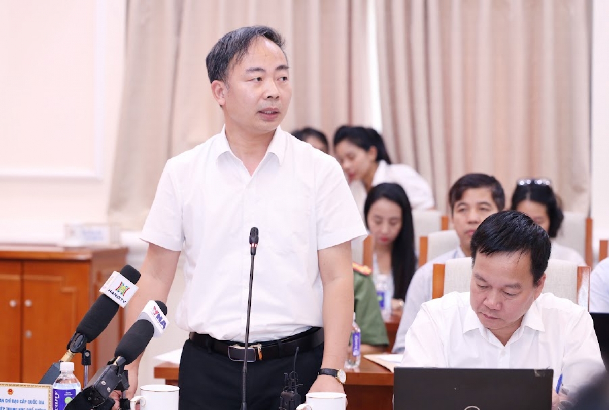 GS. Nguyễn Ngọc Hà - Trưởng ban Đề thi, Kỳ thi tốt nghiệp THPT 2025 (Ảnh: Bộ GD-ĐT)