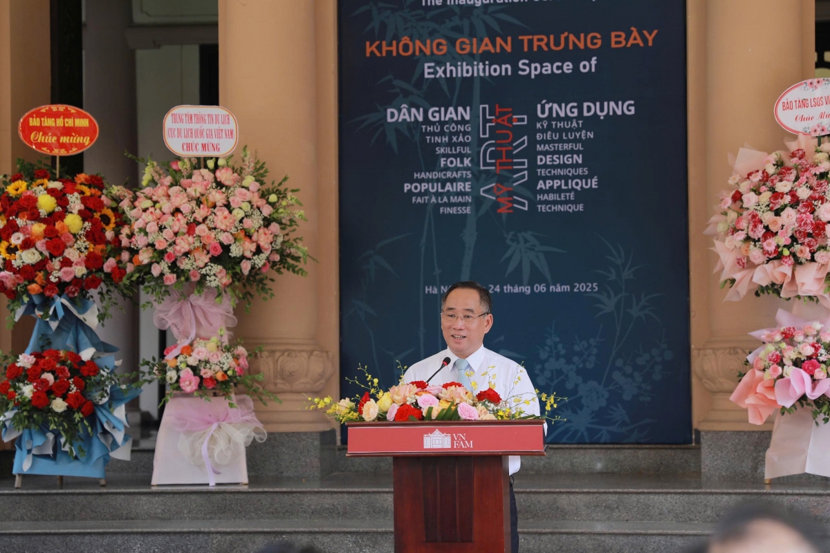 TS Nguyễn Anh Minh- Giám đốc Bảo tàng Mỹ thuật Việt Nam. Ảnh: TBMTVN