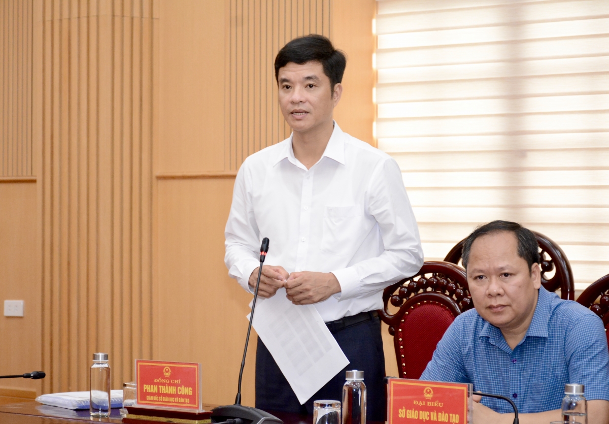 Ông Phan Thành Công, giám đốc Sở GD-ĐT tỉnh Ninh Bình