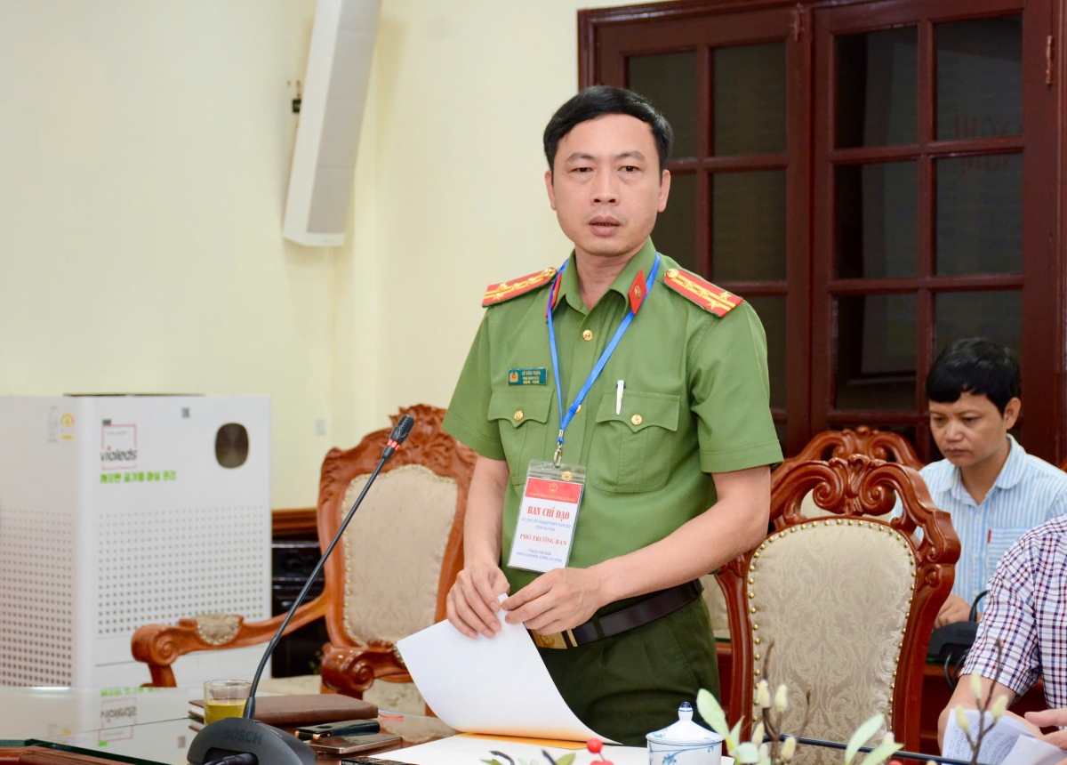 Đại tá Lê Văn Tuấn - Phó Giám đốc Công an tỉnh Hà Nam (Ảnh: P/V)