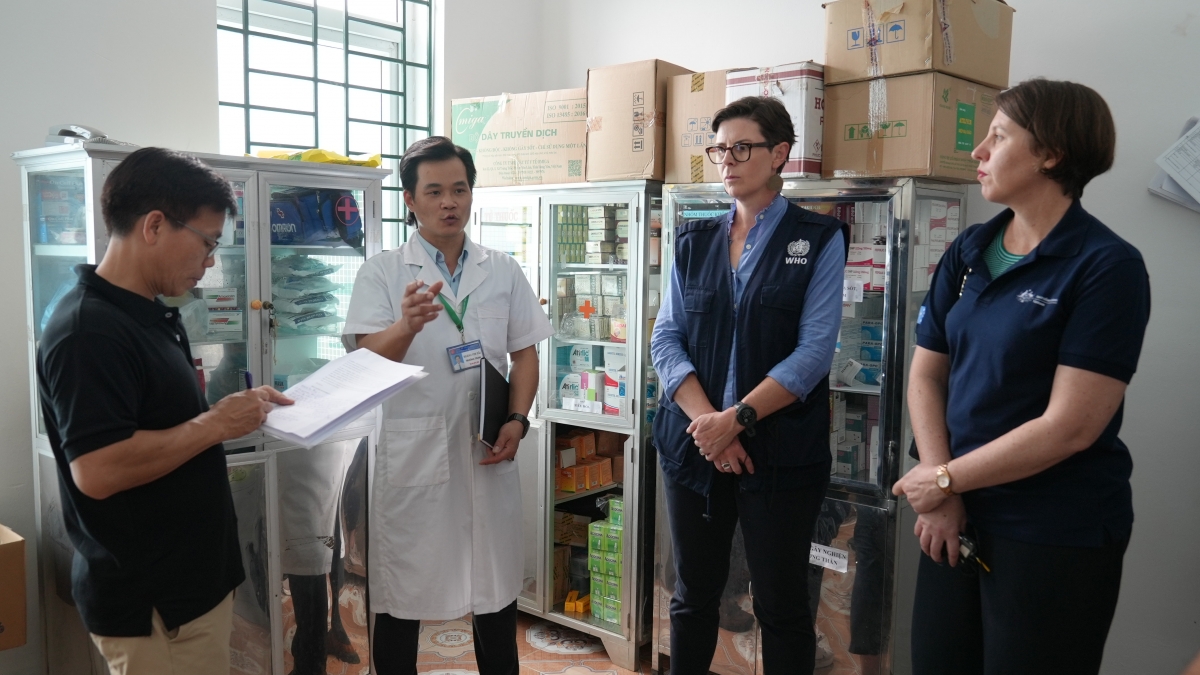 Phái đoàn Liên hợp quốc thăm cộng đồng tái thiết sau bão Yagi