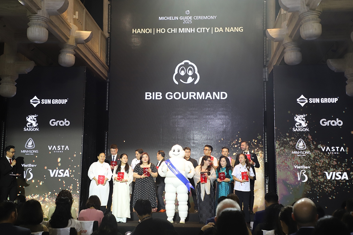 Các nhà hàng, cơ sở ăn uống nhận giải Bib Gourmand. Ảnh: BTC
