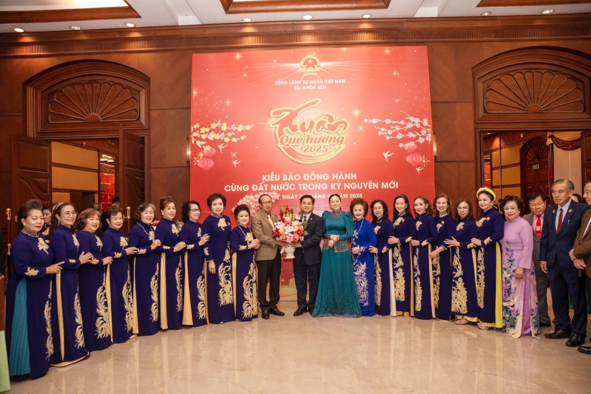 Cộng đồng người Việt Nam ở Thái Lan thường xuyên tổ chức các hoạt động cộng đồng nhằm quảng bá, giới thiệu văn hóa, ngôn ngữ tiếng Việt. Ảnh: Tổng LSQ Việt Nam tại Thái Lan.