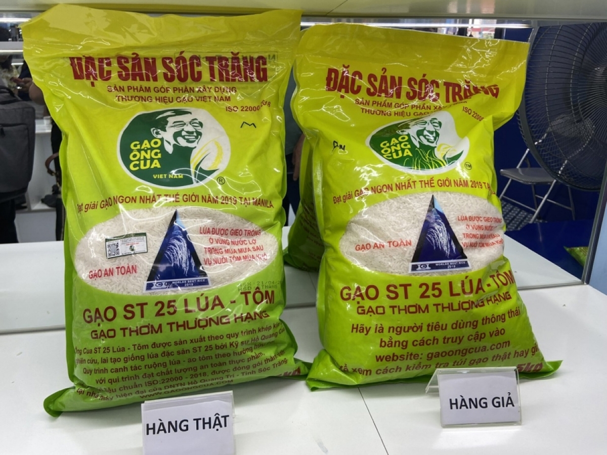 Gạo ST 25 là một sản phẩm bị làm giả, làm nhái rất nhiều
Ảnh nguồn: Tạp chí điện tử vneconomy.vn