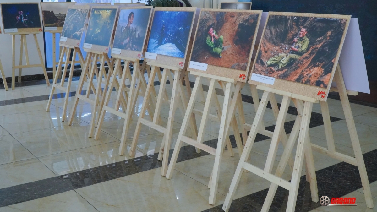 Không gian triển lãm. Ảnh: Điện ảnh QĐND