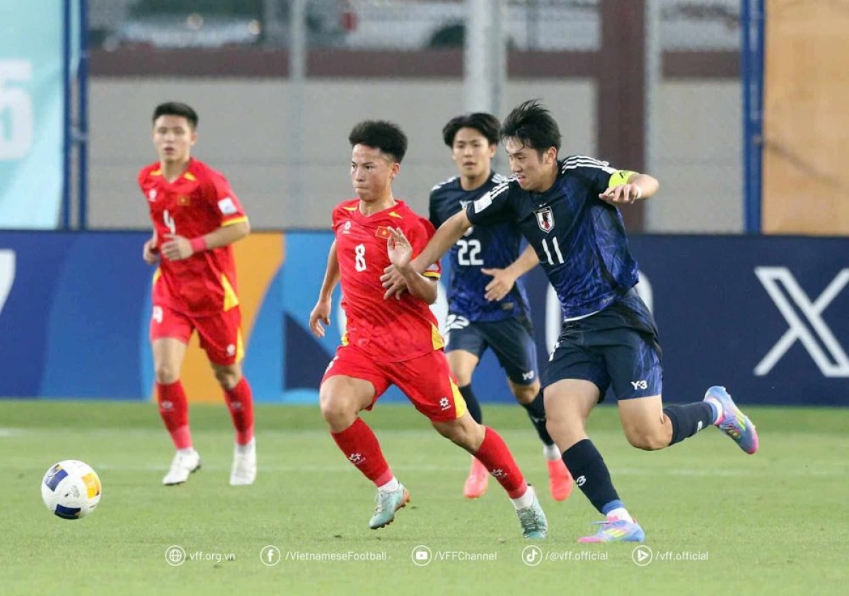 Tại VCK giải bóng đá vô địch U17 nam châu Á vừa qua, U17 Việt Nam dù bất bại nhưng không thể giành quyền vào tứ kết (ảnh VFF)