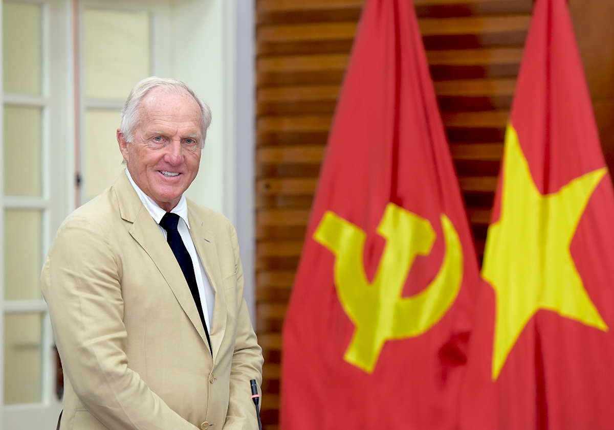 Ông Greg Norman - Đại sứ Du lịch Việt Nam nhiệm kỳ 2025-2030. Ảnh: BTC