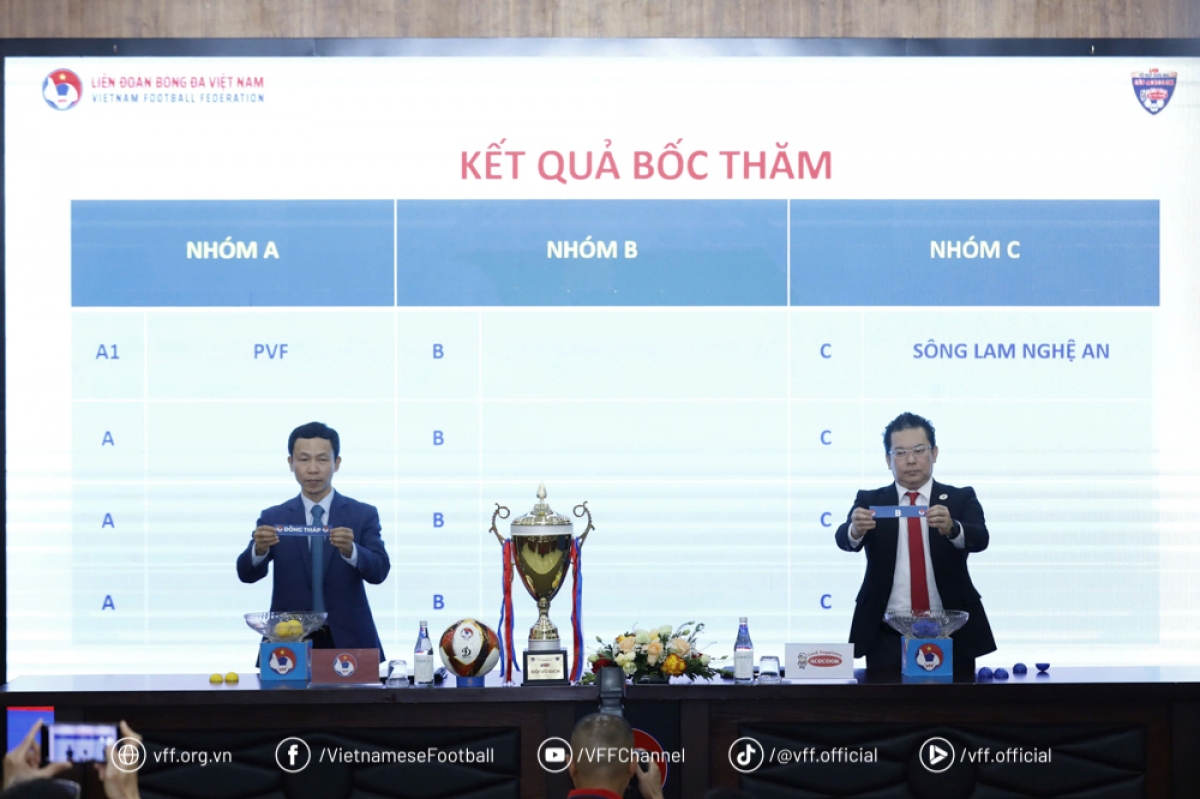 Bốc thăm chia bảng VCK giải bóng đá vô địch U15 Quốc gia – Cúp Acecook 2025 (ảnh: VFF)
