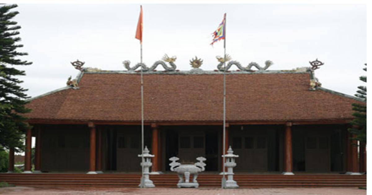 Đền thờ danh nhân Hàn Thuyên tại tỉnh Bắc Ninh. Nguồn: Trường THPT Hàn Thuyên