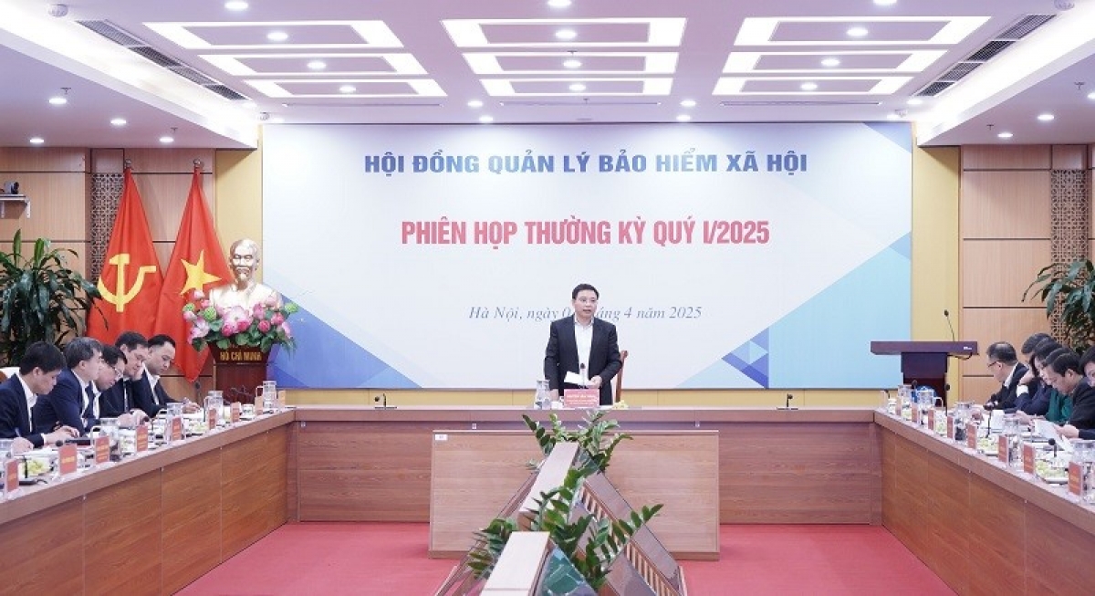 Bộ trưởng Bộ Tài chính Nguyễn Văn Thắng, Chủ tịch Hội đồng quản lý BHXH.
Nguồn: BHXH Việt Nam