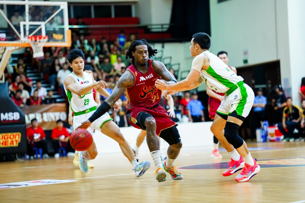 Saigon Heat tiếp tục gặp khó trước Cantho Catfish tại VBA 2025 (ảnh: VBA)