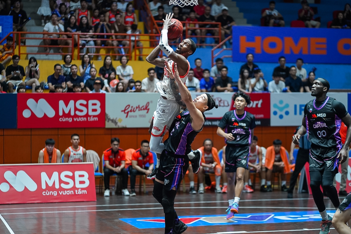Danang Dragons bất thành trong nỗ lực lật đổ Hanoi Buffaloes (ảnh: VBA)
