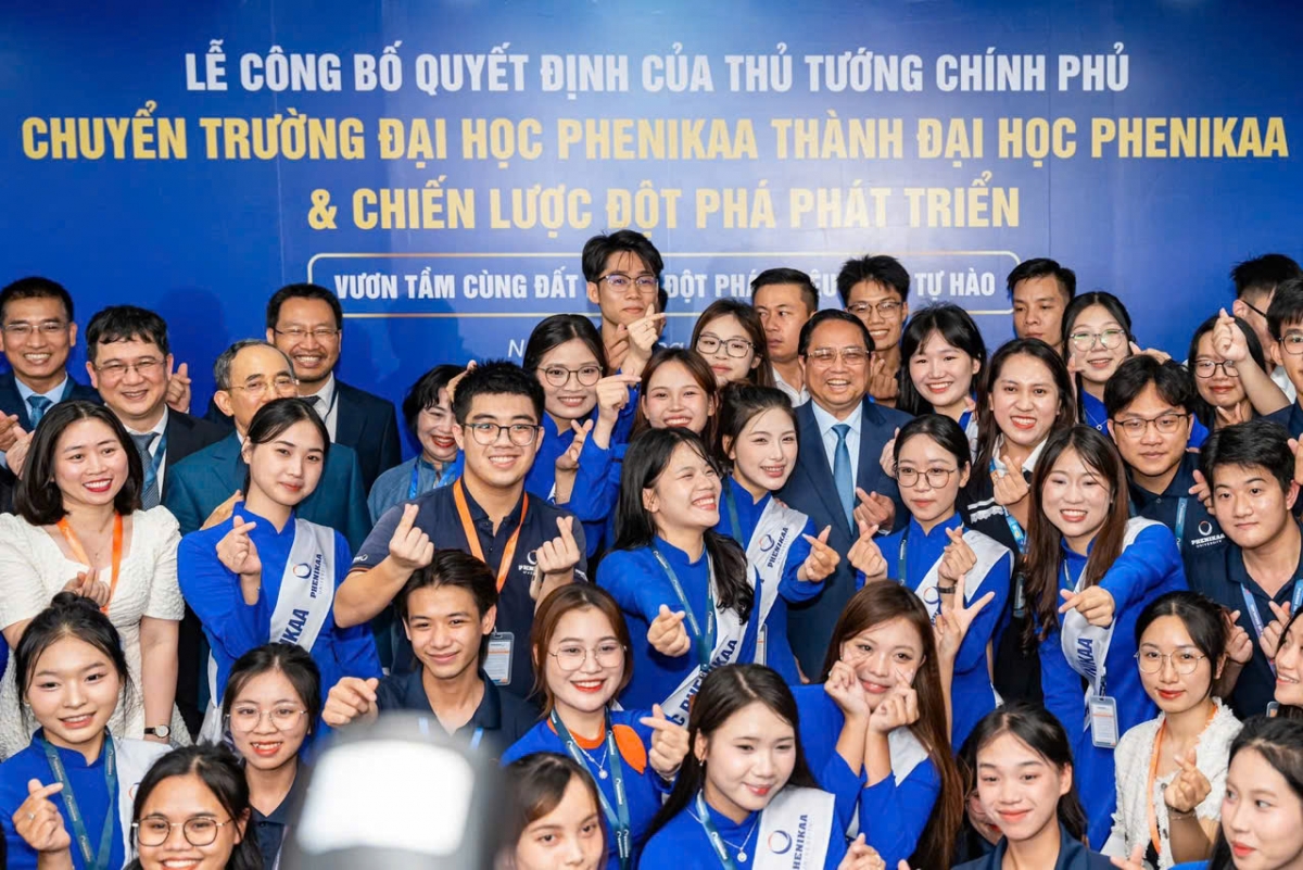 Sinh viên Đại học Phenikaa (Ảnh: ĐH Phenikaa)