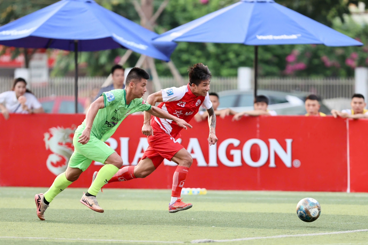 Thiên Khôi FC thủ hòa Đại Từ FC để vô địch HPL-S12 với thành tích bất bại (ảnh: Vietfootball)