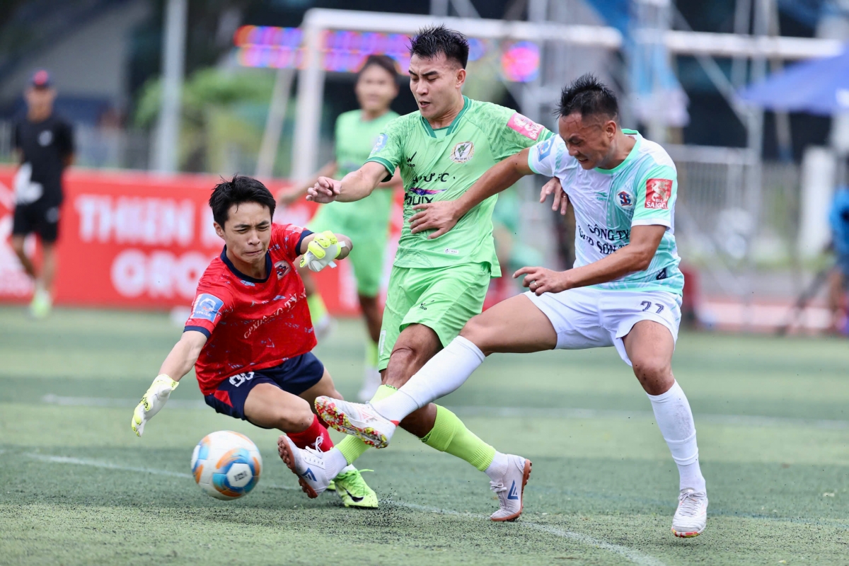 Đại Từ FC khẳng định đẳng cấp đội ĐKVĐ với chiến thắng đậm ở lượt đấu cuối (ảnh: Vietfootball)