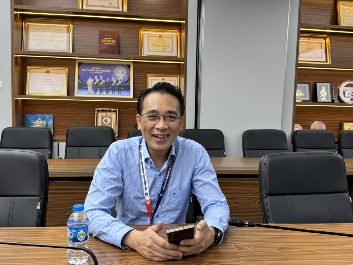 GSTS Chử Đức Trình - Hiệu trưởng Trường ĐH Công nghệ (ĐHQGHN) 
Ảnh: Thu Lương