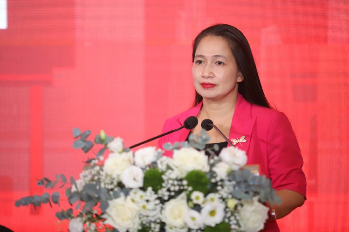 Bà Nguyễn Thị Hoàng Lan, Giám đốc Trung tâm Chuyển đổi số VHTTDL, Trưởng Ban Tổ chức cuộc thi. Ảnh: BTC