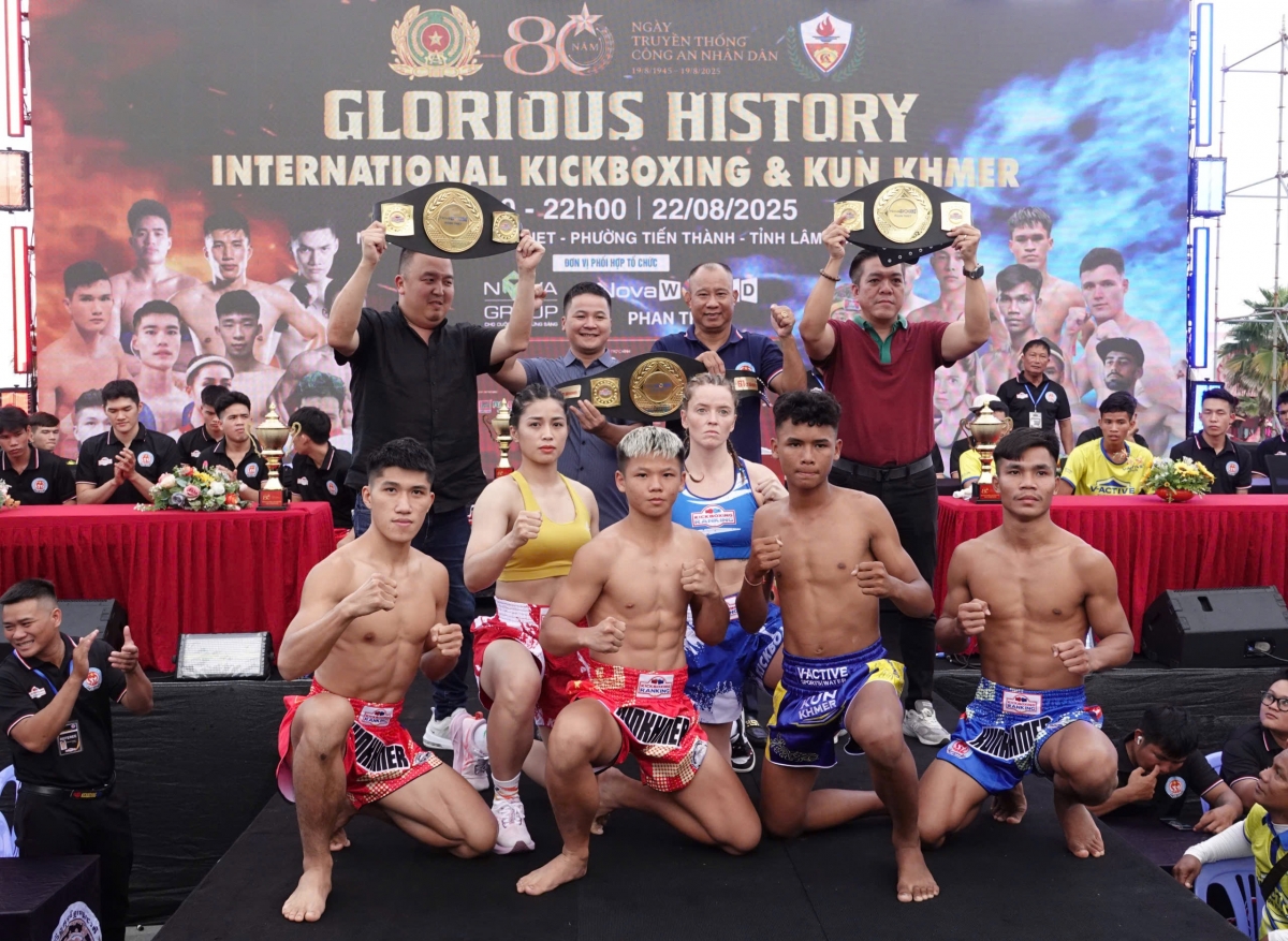 4 trận đấu Kickboxing và 6 trận Kun Khmer sẽ được tổ chức tại sự kiện Glorious History