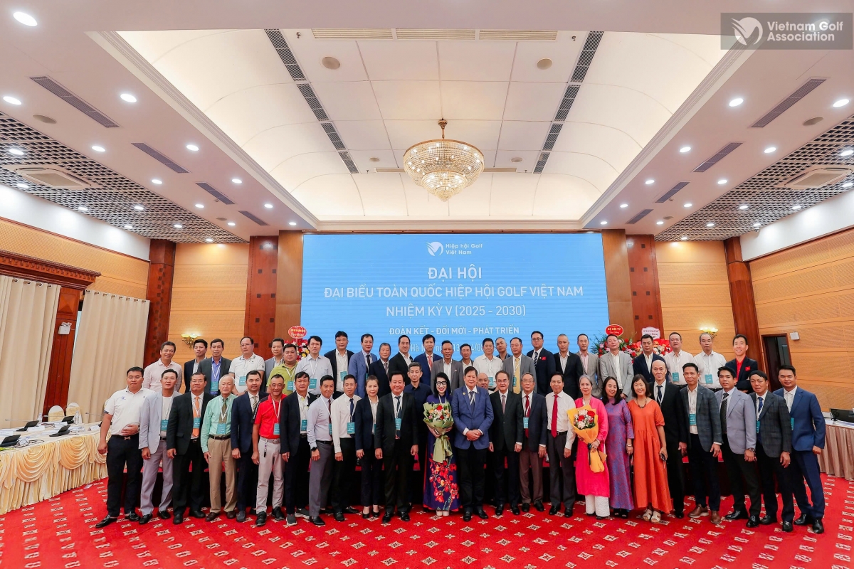 Ban chấp hành Hiệp hội golf Việt Nam nhiệm kỳ V (2025 - 2030) (ảnh: VGA)