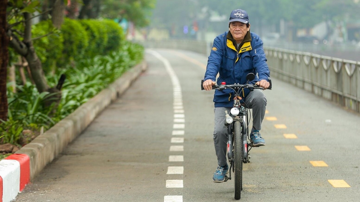Xe phù hợp giúp người cao tuổi thoải mái khi luyện tập ( Ảnh nguồn VTCNews)