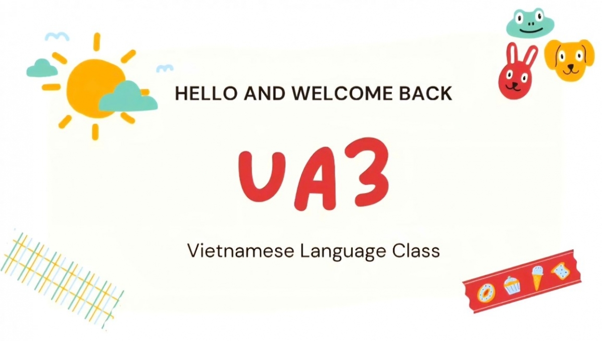 Giao diện lớp học tiếng Việt trực tuyến
