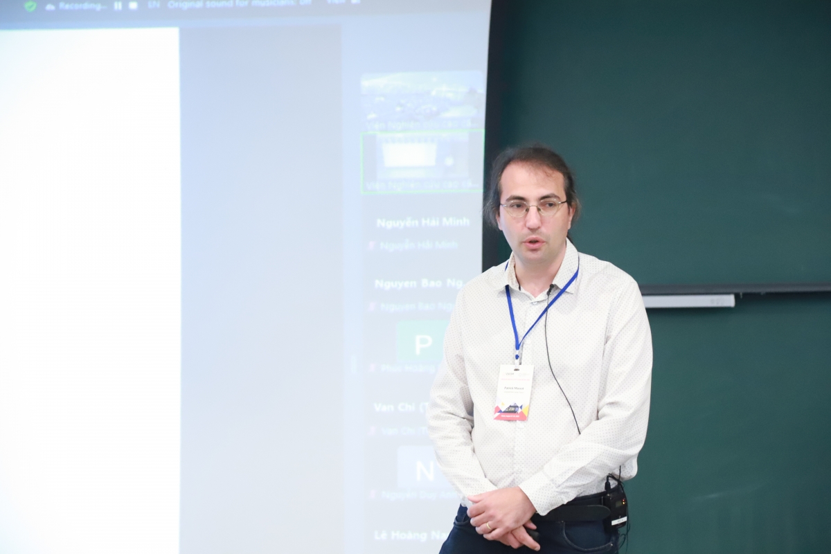 GS. Patrick Massot,giáo sư tại Đại học Paris-Saclay ( Ảnh VIASM )