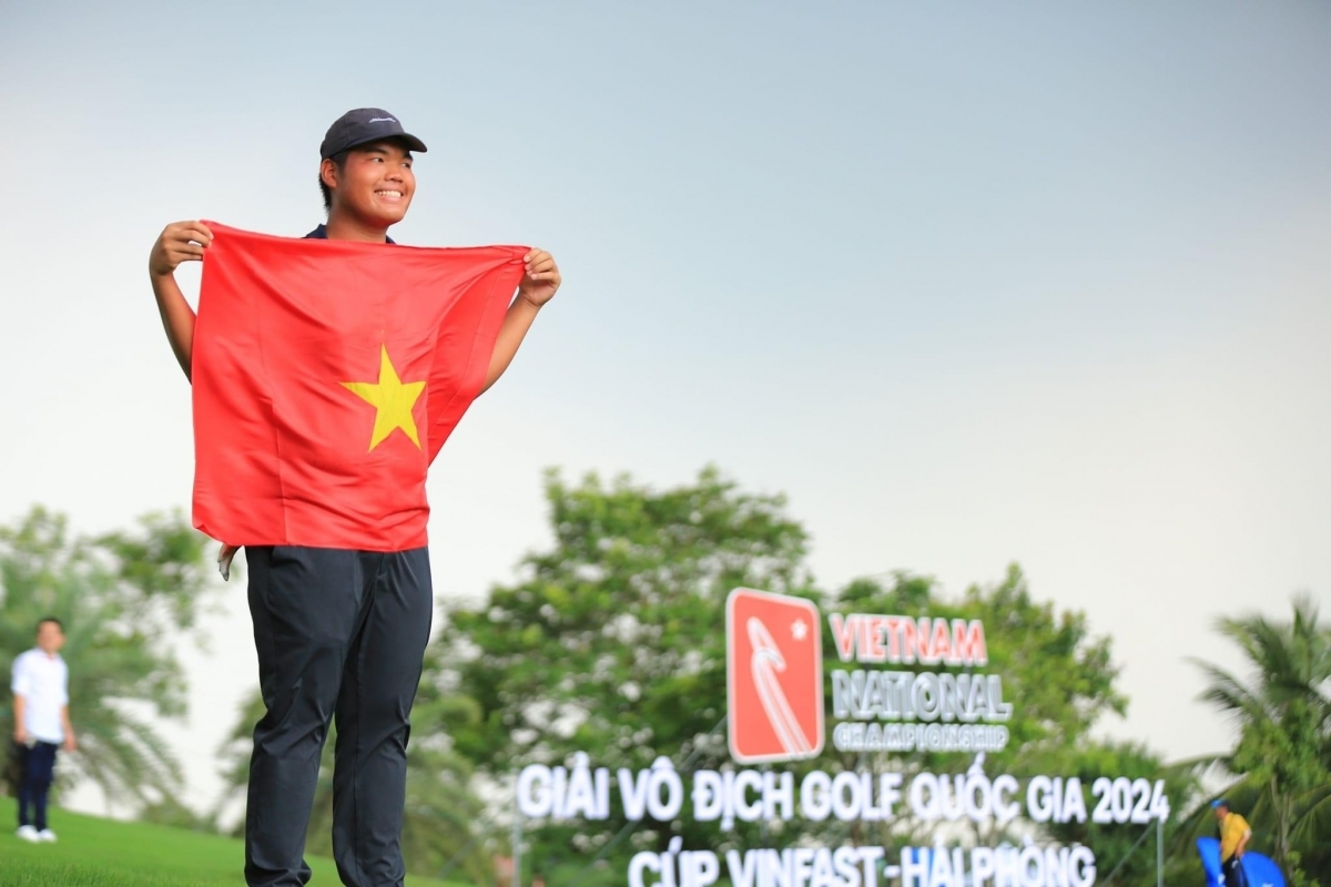 Nguyễn Đức Sơn - ĐKVĐ nam giải golf VĐQG (ảnh: VGA)