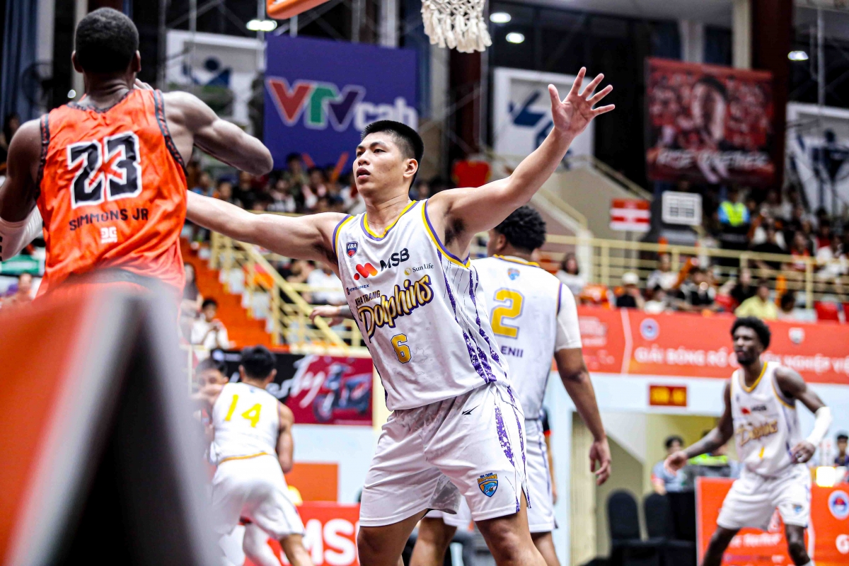 Danang Dragons nỗ lực bất thành trong việc tìm vé vào vòng playoffs (ảnh: VBA)