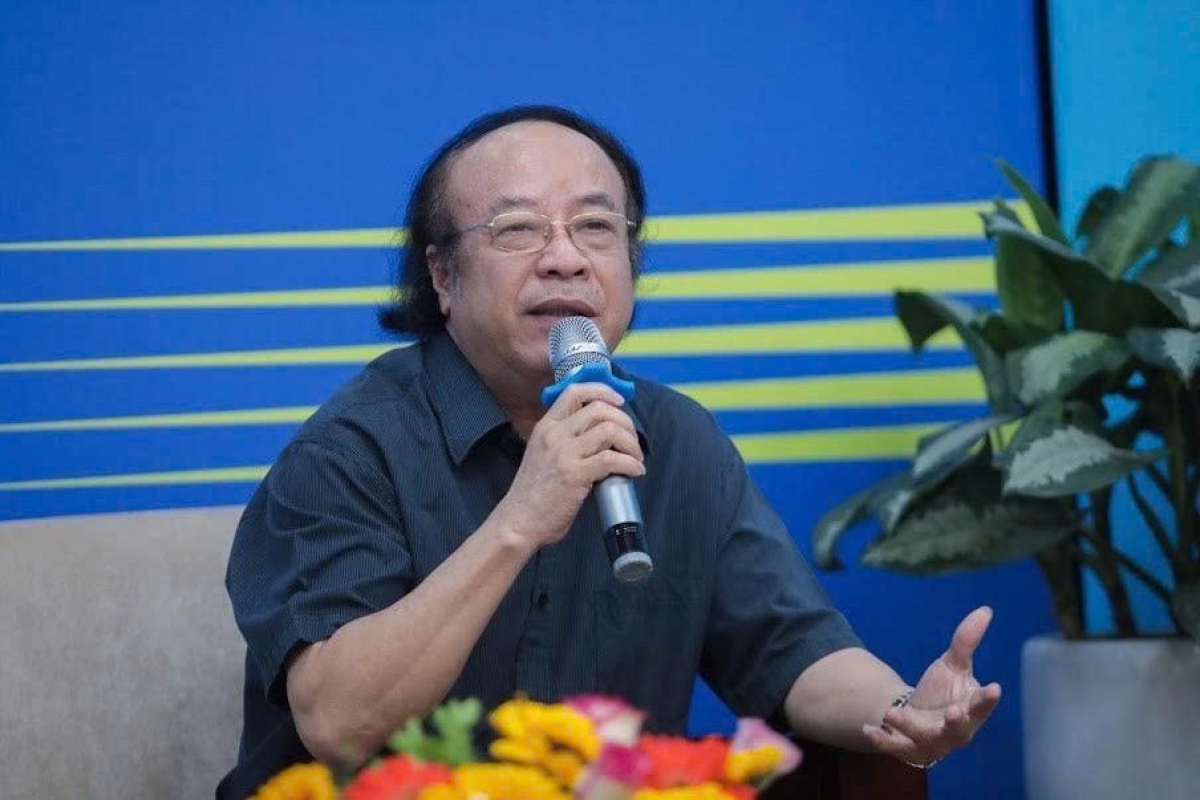 PGS.TS Đỗ Ngọc Thống, Tổng Chủ biên chương trình môn Ngữ Văn 2018. Ảnh: NVCC