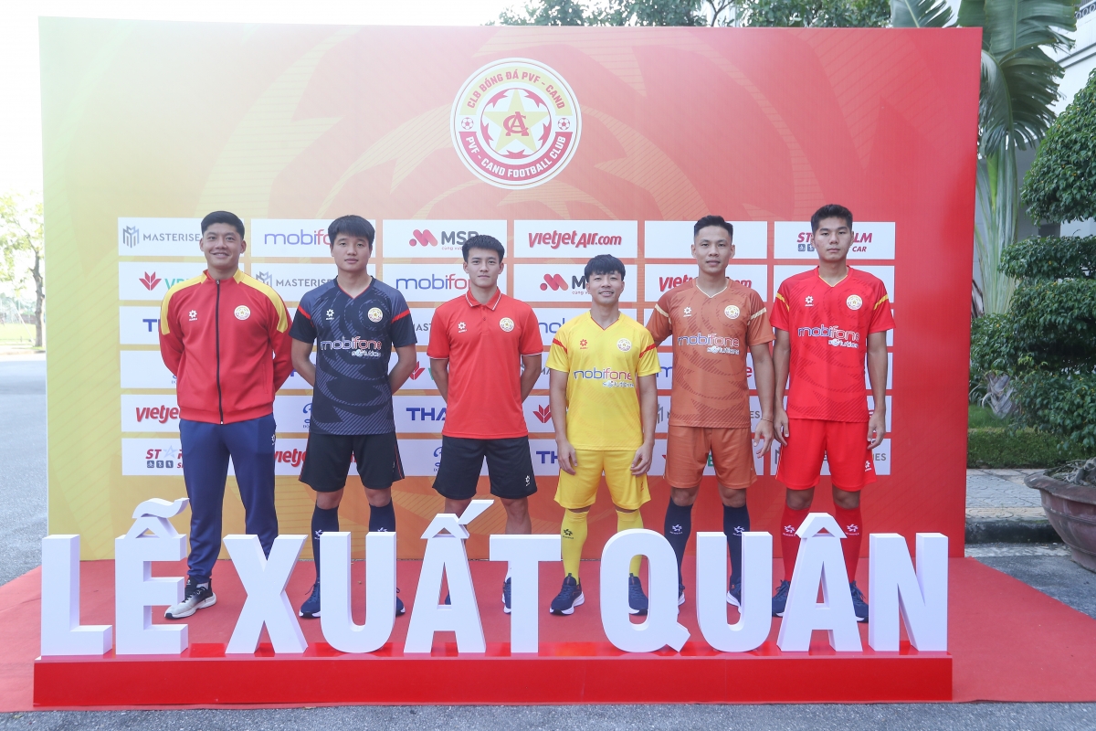 Trang phục thi đấu mới của CLB PVF-CAND tại V.League 2025/26 (ảnh: CLB)