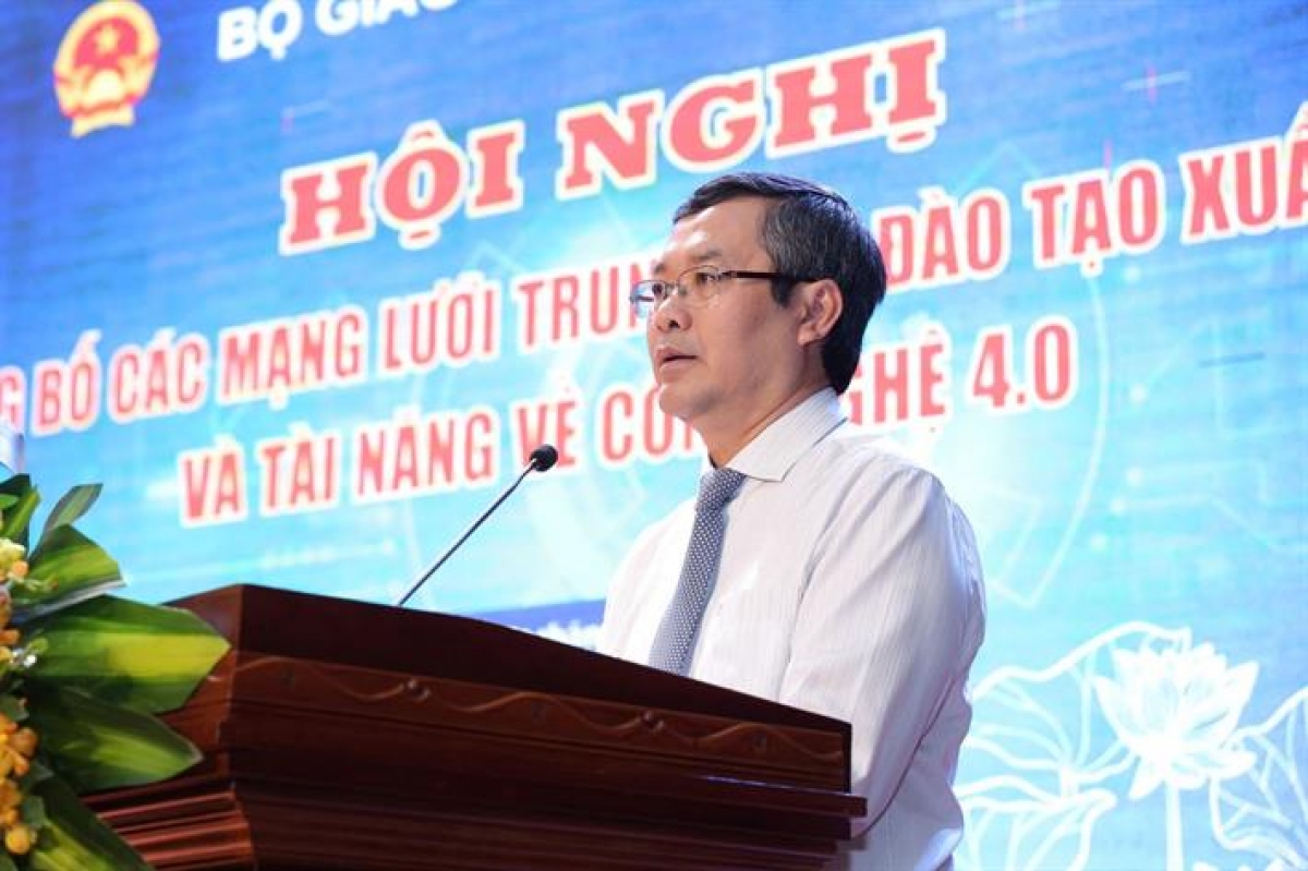 Thứ trưởng Bộ GD-ĐT Nguyễn Văn Phúc. Ảnh: MOET