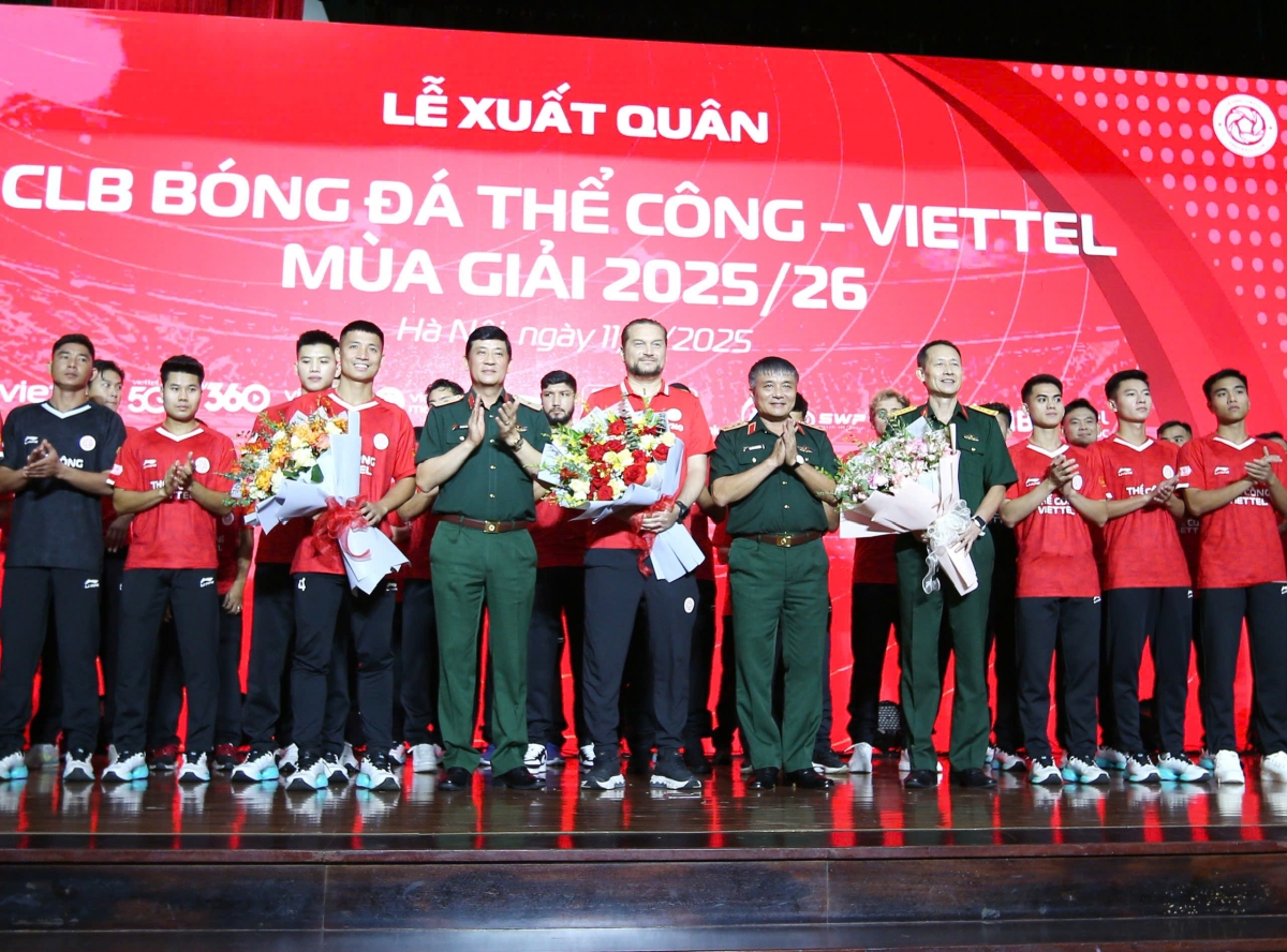 CLB Thể Công - Viettel đặt mục tiêu vô địch V.League mùa giải 2025/26 (ảnh: CLB)