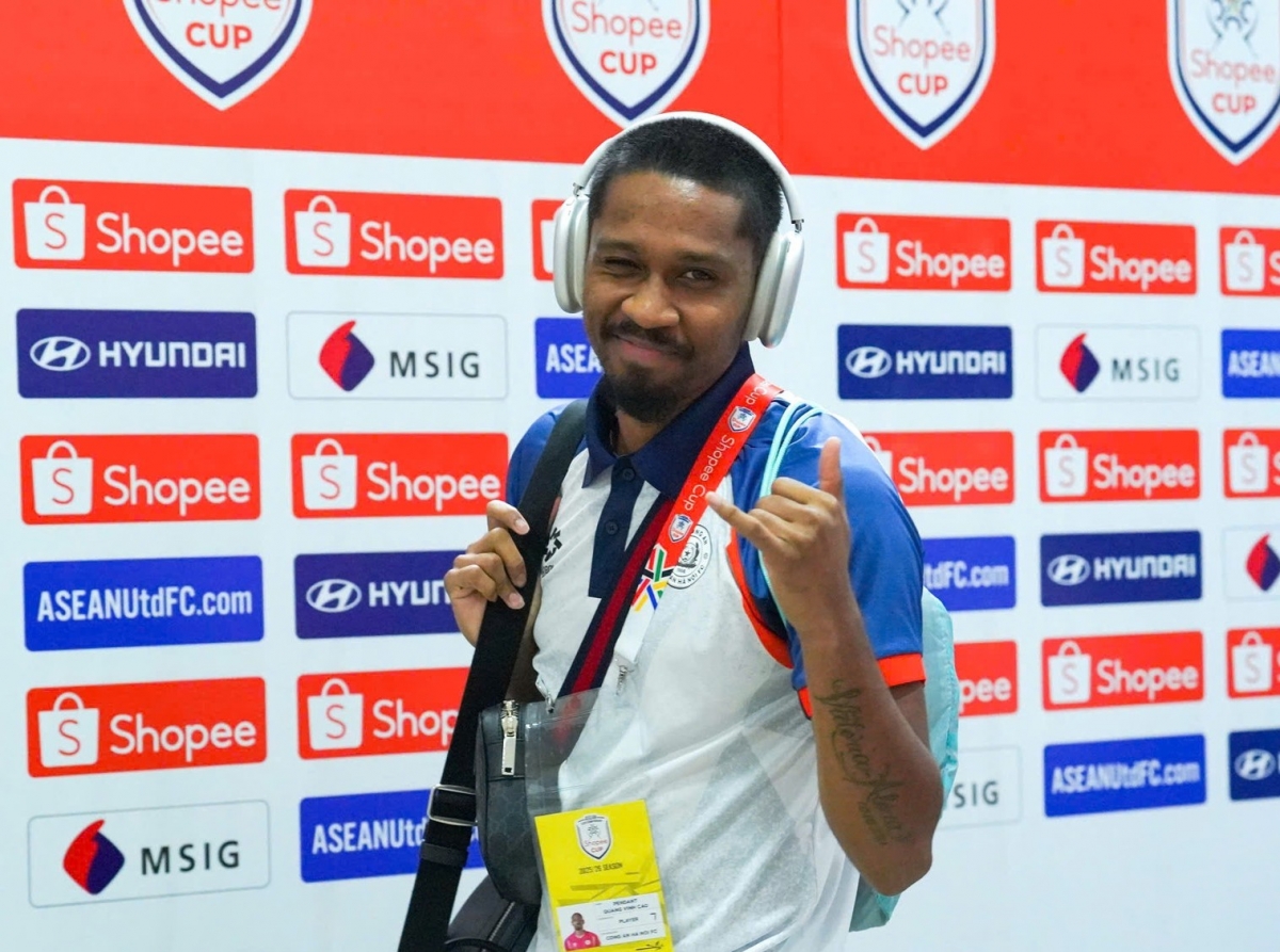 Quang Vinh được bình chọn là cầu thủ xuất sắc nhất trận đấu
(Ảnh: CAHN FC)