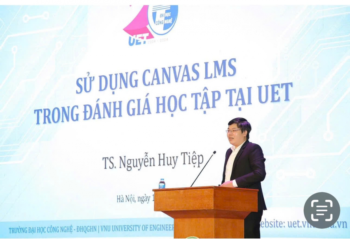 TS  Nguyễn Hữu Tiệp, giảng viên khoa Vật lý kỹ thuật và Công nghệ na-nô trường ĐH Công nghệ 
(Ảnh: nvcc)