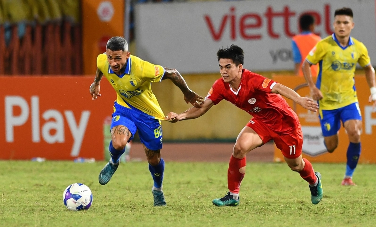 Hà Nội FC liệu tiếp tục bị níu chân ở vòng 4 V.League 2025/26 ? (Ảnh: Hanoi FC)