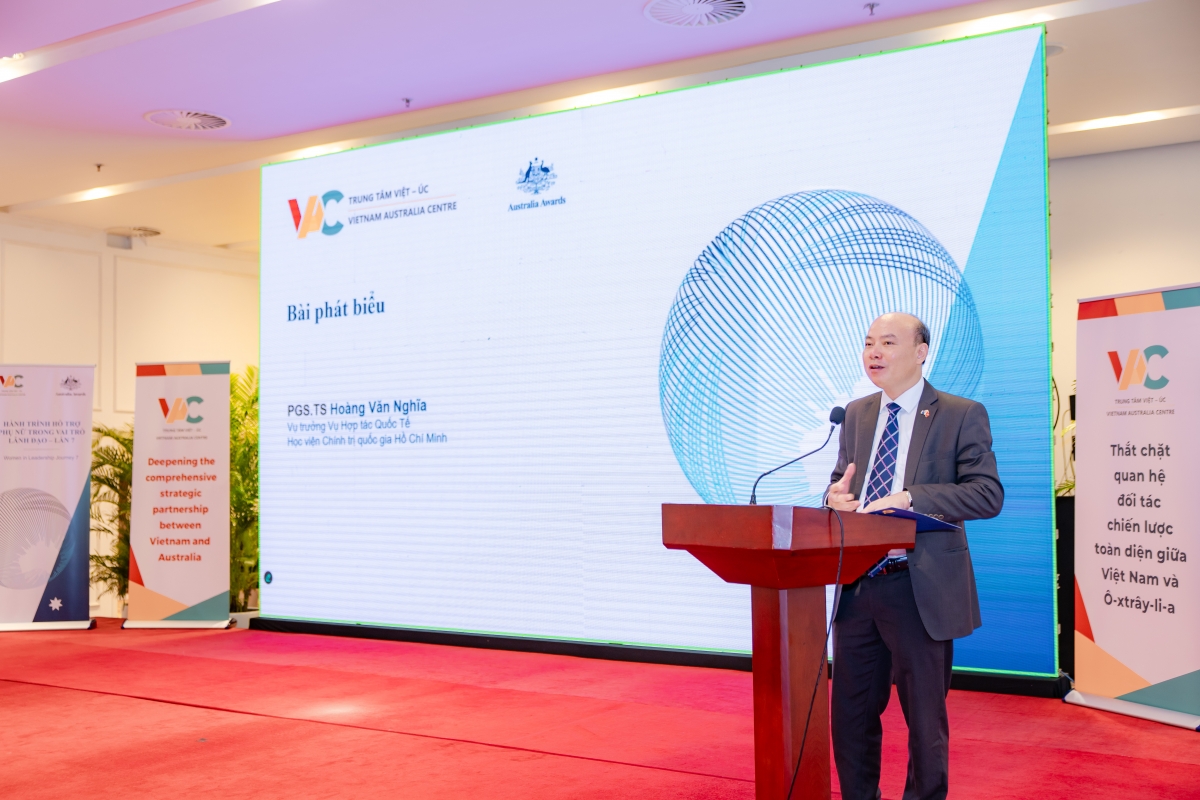 PGS.TS Hoàng Văn Nghĩa, Vụ Trưởng vụ Hợp tác quốc tế, Học viện Chính trị quốc gia Hồ Chí Minh