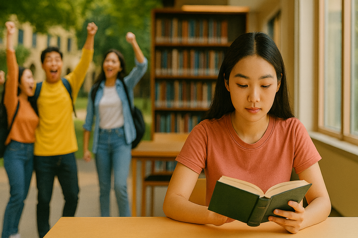 Hãy tận dụng quãng thời gian sinh viên theo cách khiến bạn thấy hạnh phúc và không hối tiếc (Ảnh được tạo bởi AI)