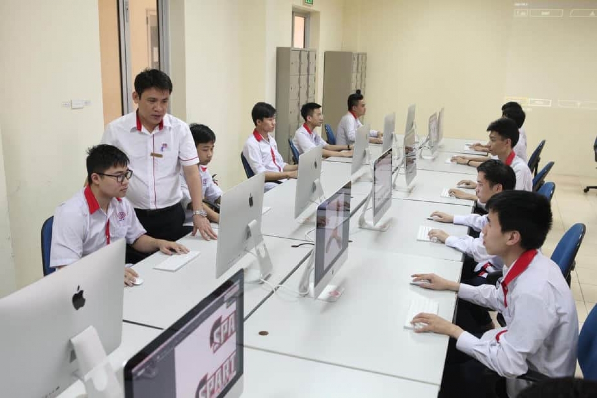 SV được học tập trên nền tảng cơ sở vật chất hiện đại (nguồn: Trường CĐ Công nghệ cao Hà Nội)
