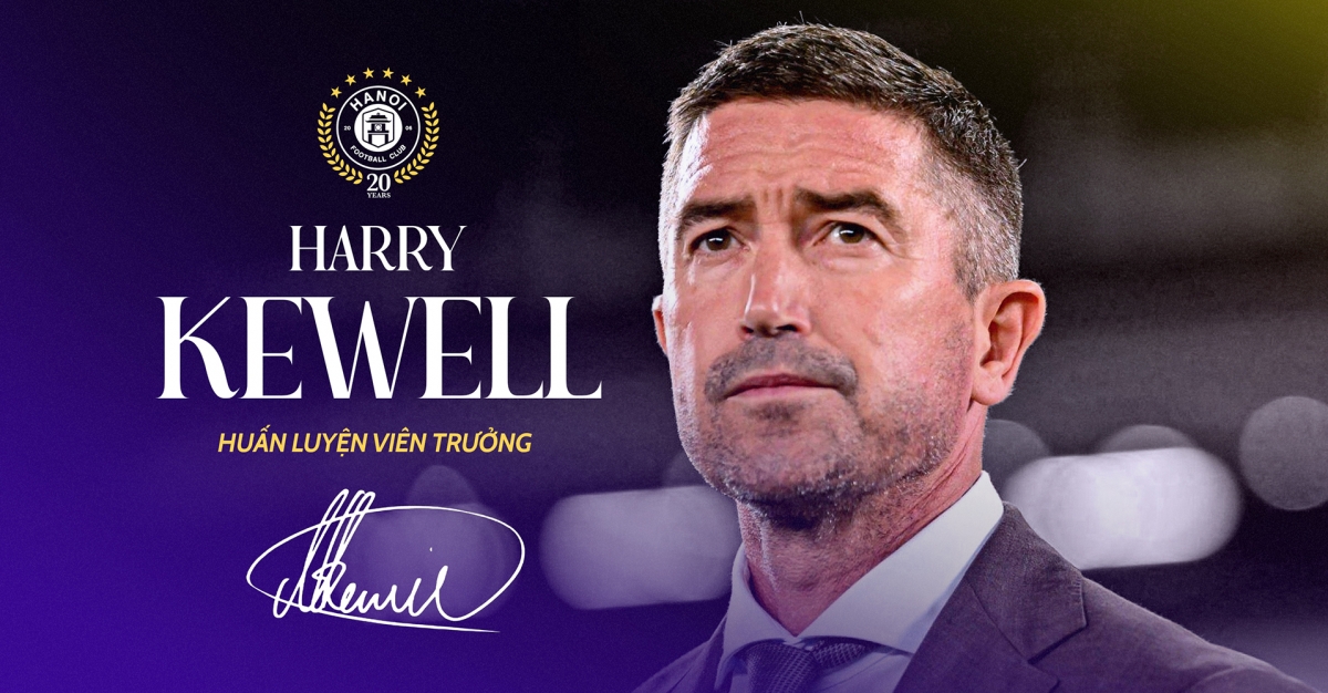 Cựu danh thủ Harry Kewell sẽ dẫn dắt CLB Hà Nội từ vòng đấu tiếp theo tại V.League
(ảnh: Hà Nội FC)