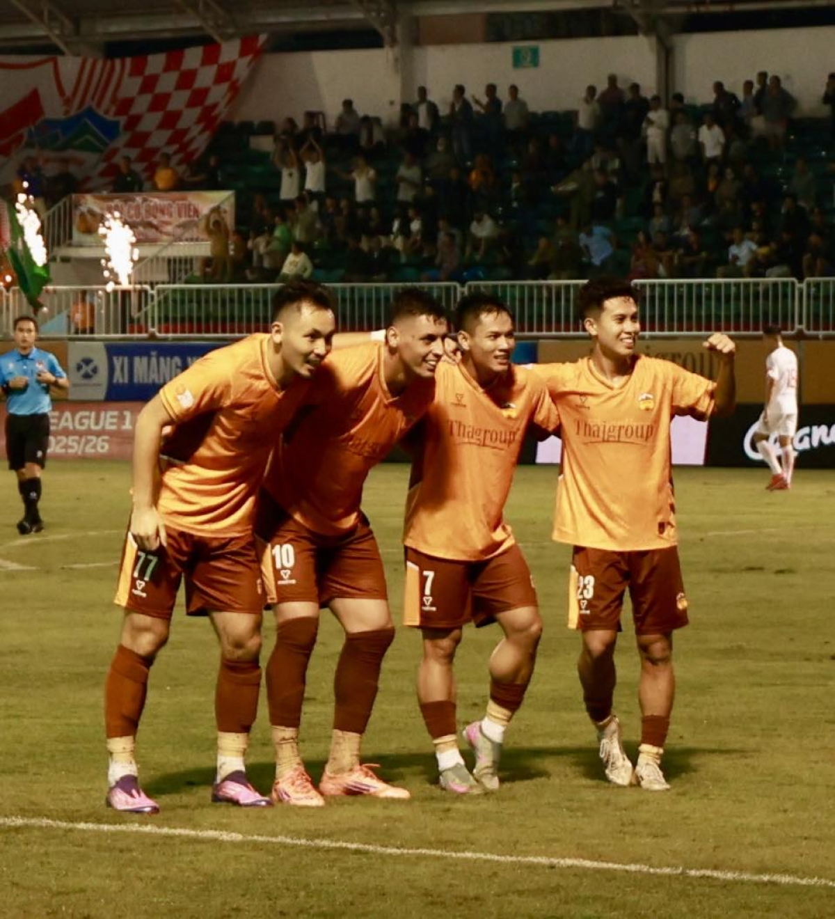 Hoàng Anh Gia Lai có chiến thắng đầu tiên ở mùa giải năm nay (Ảnh: HAGL FC)