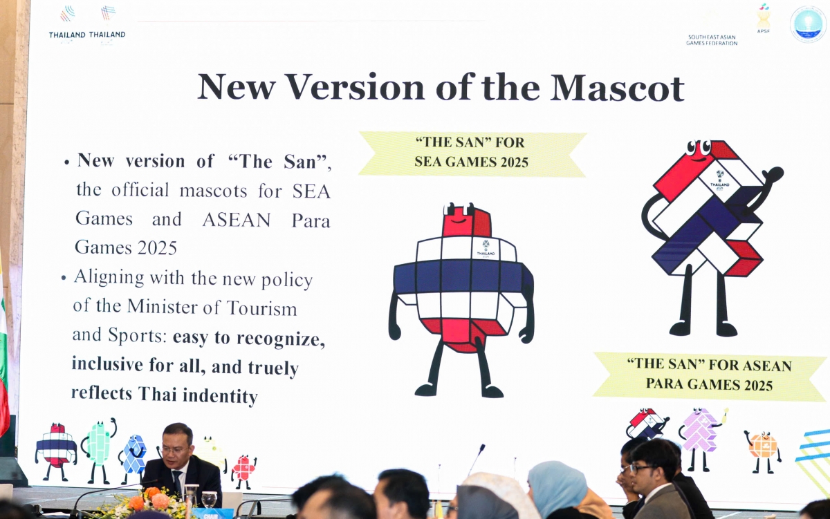 Linh vật “The San”, biểu tượng chính thức cho cả SEA Games và ASEAN Para Games 2025. Ảnh: Văn Duy