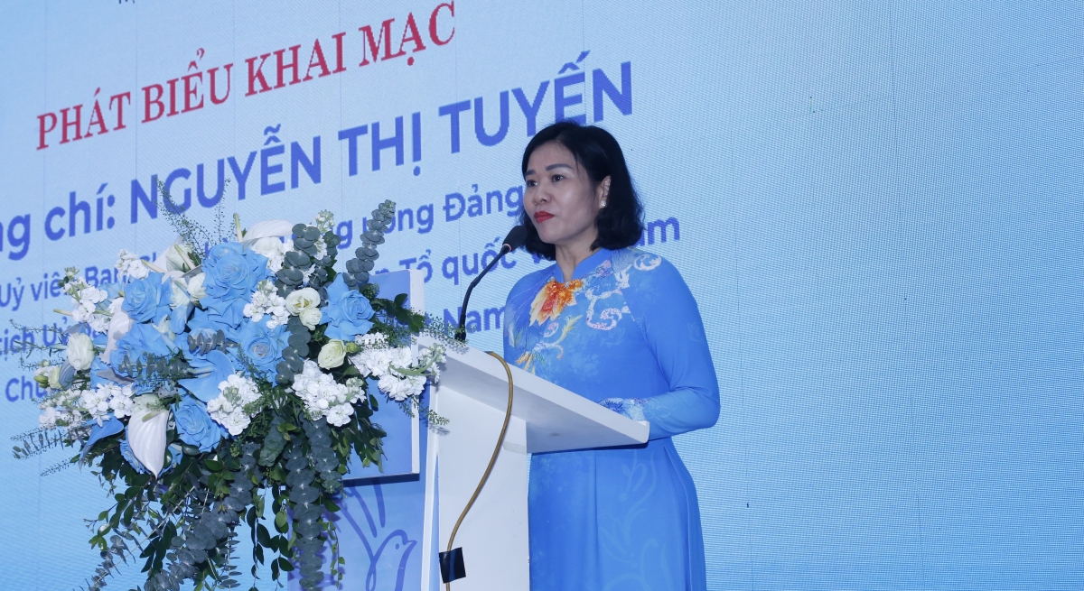 Bà Nguyễn Thị Tuyến, Ủy viên Trung ương Đảng, Chủ tịch Hội LHPNVN. Nguồn: Hội LHPNVN