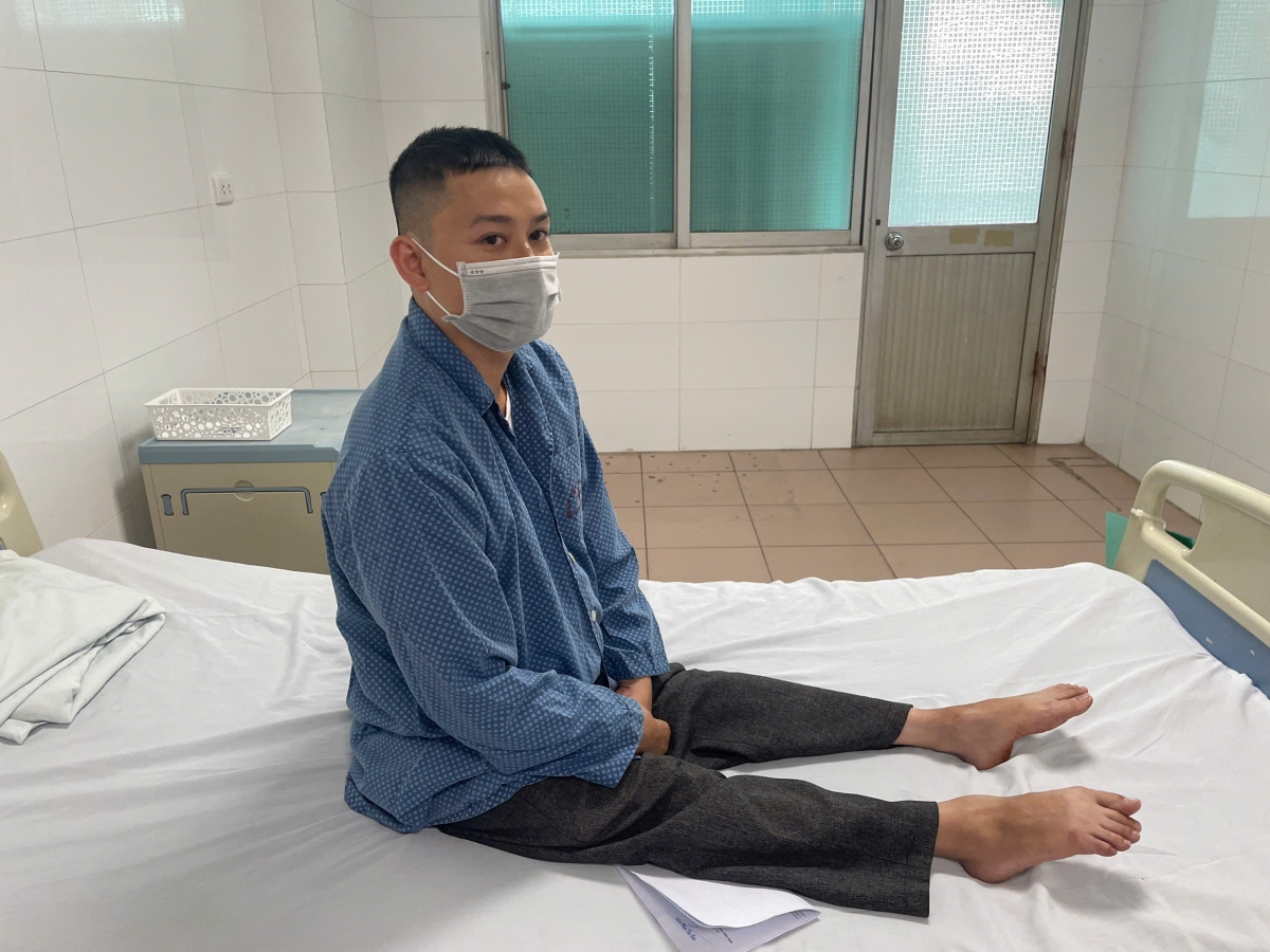 Người đàn ông mắc hội chứng Prune Belly hay còn được gọi là “bụng quả mận khô” (Ảnh: BVCC)