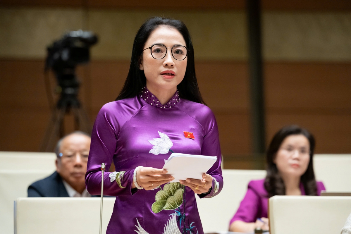 Đại biểu Trần Khánh Thu (Đoàn ĐBQH Hưng Yên)