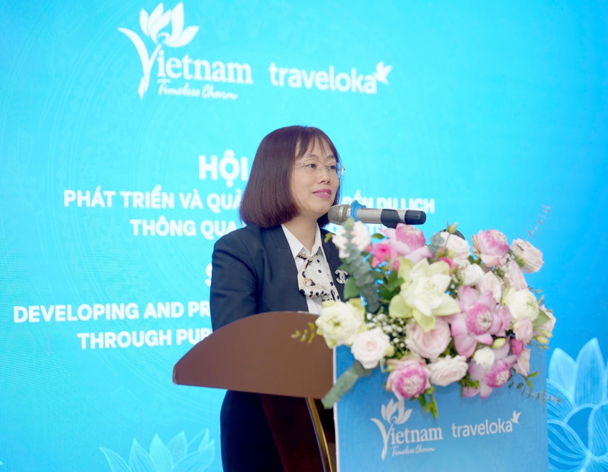 Bà Nguyễn Thị Hoa Mai - Phó Cục trưởng Cục Du lịch Quốc gia Việt Nam. Ảnh: Traveloka