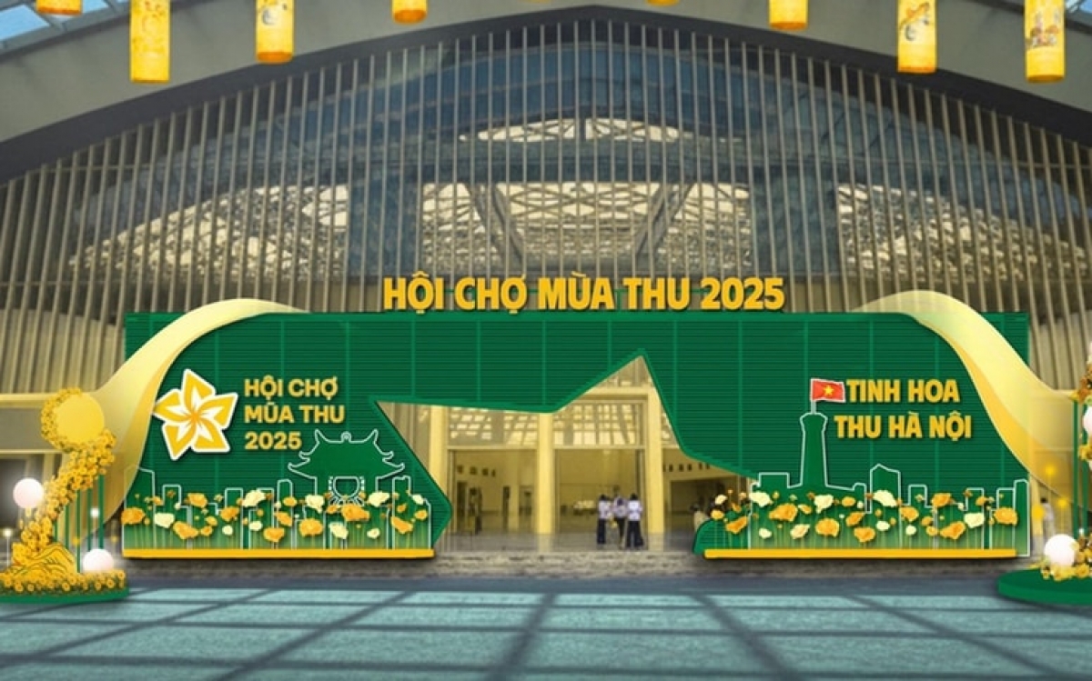 Hội chợ mùa Thu lần thứ nhất - 2025 có hơn 2.500 doanh nghiệp trong nước và quốc tế tham gia. Ảnh: hanoimoi.vn