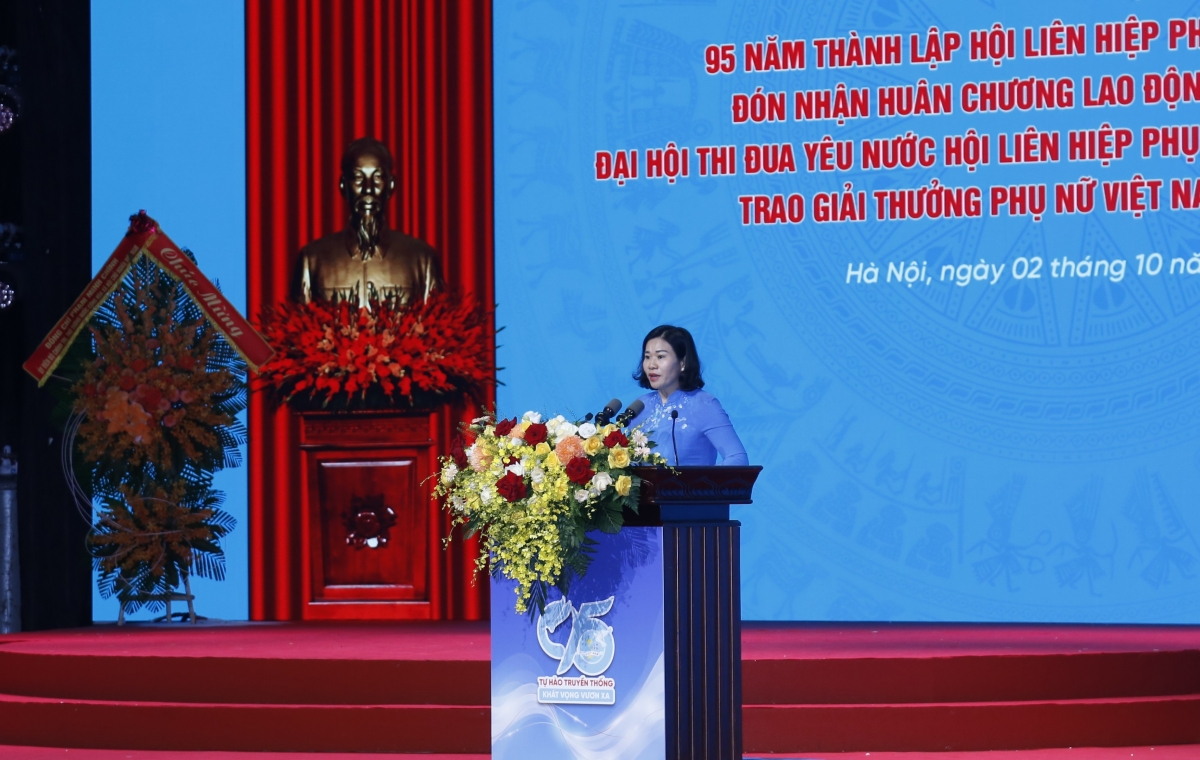 Bà Nguyễn Thị Tuyến, Ủy viên Trung ương Đảng, Chủ tịch Trung ương Hội LHPNVN. Ảnh: Hội LHPNVN